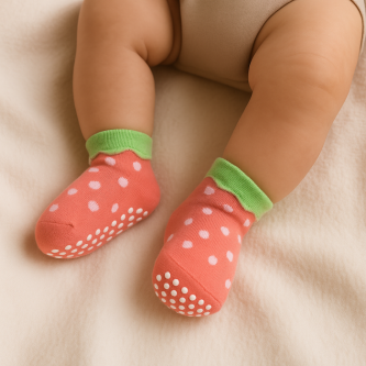 Βρεφικά καλτσάκια Socks strawberry 8849